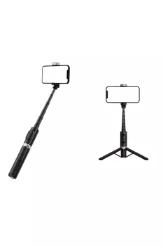 Hepu Hp T17 Bluetooth,Kumanda Özellikli Ayarlanabilir Uzunluk Stabil Selfi Çubuğu 73 CM