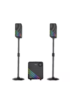 HP-TV02 2+1 Bluetooth Sinema Sistemi Rgb Usb,Aux,Tf