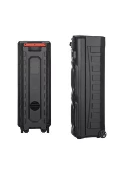 Boomboxtr NDR-0202 2*12 İnc Taşınabilir Büyük Boy Bluetooth Parti Hoparlörü Amfi Özellikli