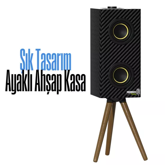 Torima D67 Bluetooth Hoparlör 24W | Ahşap Kasa