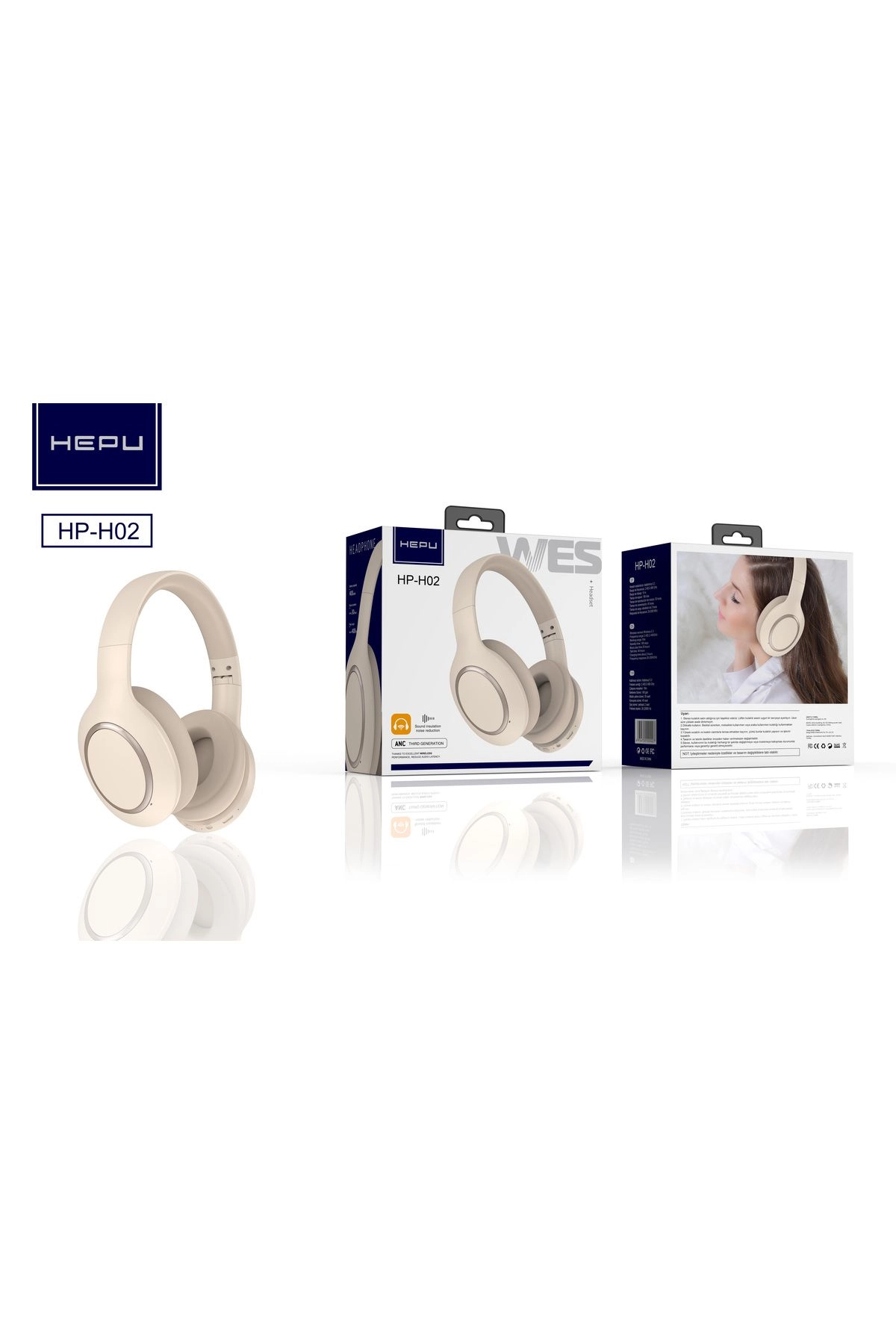 Anc Gürültü Önleyici Bluetooth Kulaklık Hp-h02