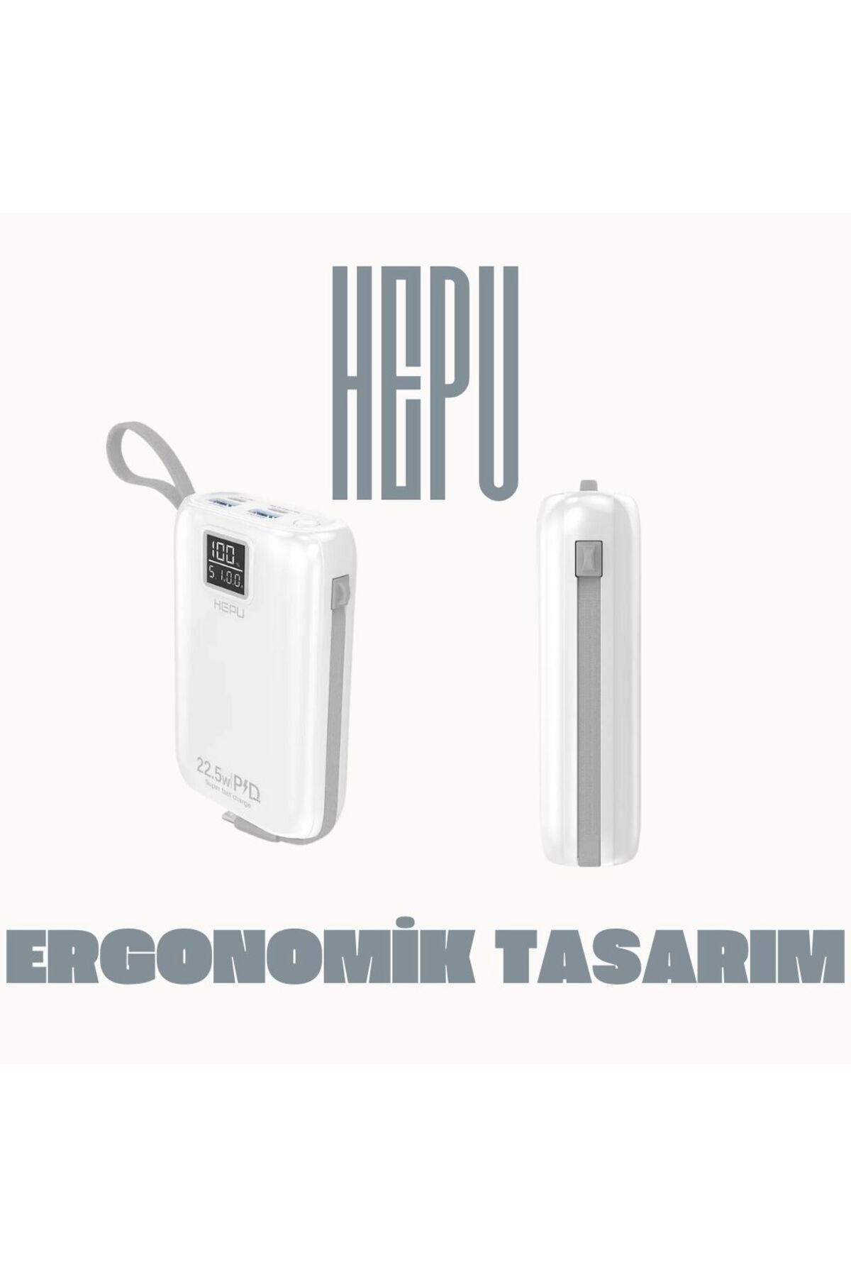 Hp A-02 20.000 mAh Power Bank 22.5 W PD Hızlı Şarj 1 TO 6